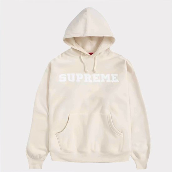 Supreme 2024SS Collegiate Hooded Sweatshirt | カレジエイトフードパーカー | ナチュラル -  Supreme(シュプリーム)オンライン通販専門店 Be-Supremer
