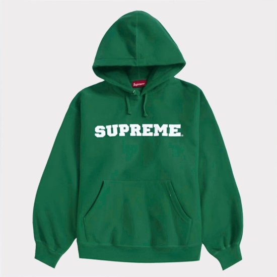 Supreme 2024SS Collegiate Hooded Sweatshirt | カレジエイトフードパーカー | ダークグリーン 緑 -  Supreme(シュプリーム)オンライン通販専門店 Be-Supremer