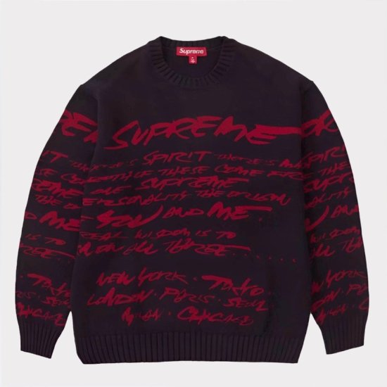 黒 L Supreme Futura Sweater Blackカラーblack