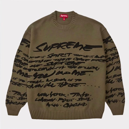 Supreme 2024SS Futura Sweater | フューチュラセーター オリーブ - Supreme(シュプリーム)オンライン通販専門店  Be-Supremer