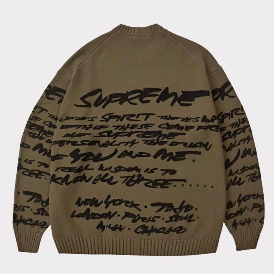 Supreme 2024SS Futura Sweater | フューチュラセーター オリーブ - Supreme(シュプリーム)オンライン通販専門店  Be-Supremer