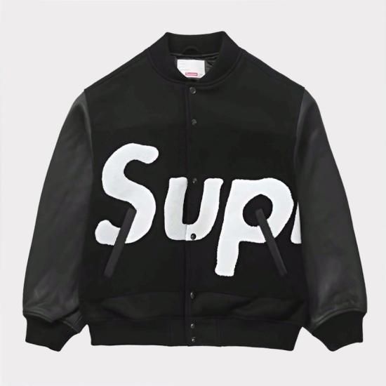 Supreme 2024SS Big Logo Chenille Varsity Jacket | ビッグロゴ ...