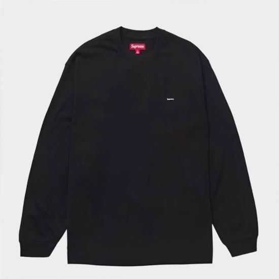 Supreme Box Logo L/S Tee Navy Large 紺 LNavySIZE - Tシャツ/カットソー(七分/長袖)