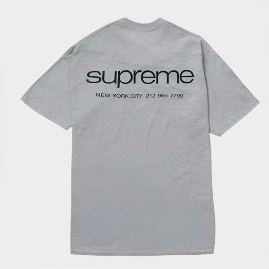 Supreme 23AW NYC Tee ニューヨークシティTシャツ ヘザーグレー | 人気ブランドの最新Tシャツ -  Supreme(シュプリーム)オンライン通販専門店 Be-Supremer