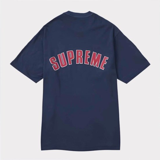 Supreme | クラックアークショートスリーブトップTシャツ | ネイビー - Supreme(シュプリーム)オンライン通販専門店  Be-Supremer