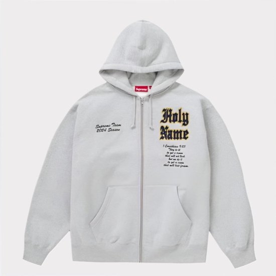 Supreme シュプリーム | 2024SS Salvation Zip Up Hooded Sweatshirt -  Supreme(シュプリーム)オンライン通販専門店 Be-Supremer