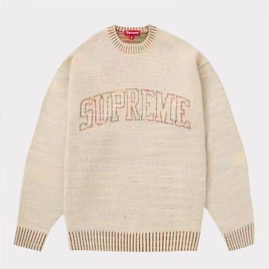 新品 24ss Supreme Contrast Arc Sweater S定価23100円