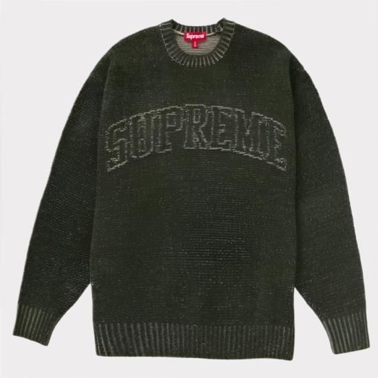 Supreme Contrast Arc Sweater LサイズサイズはL色はホワイトです