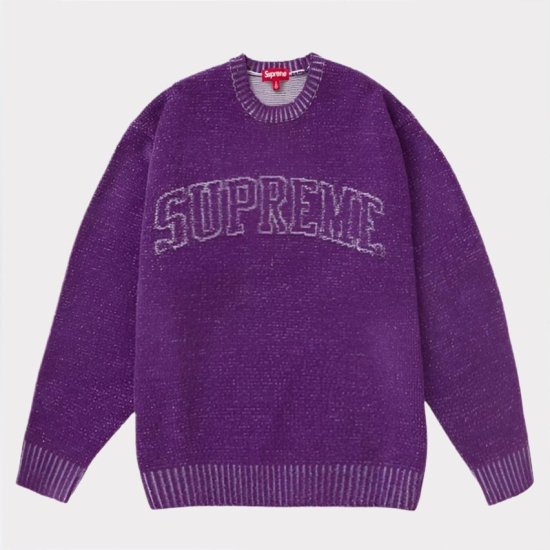 Supreme Contrast Arc Sweater LサイズサイズはL色はホワイトです