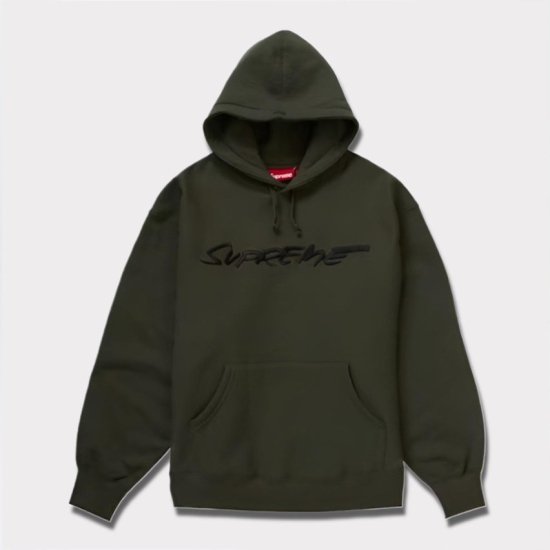 値札公式ステッカー×2枚Supreme  Futura Hooded Sweatshirt 黒 L