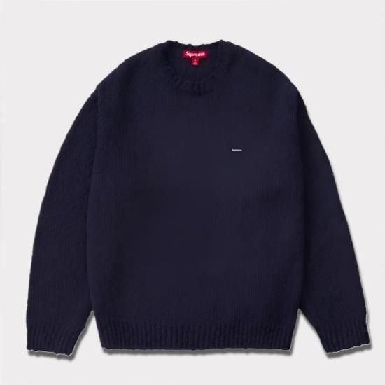 Supreme Bouclé Small Box Sweater XLネイビーは1番人気のカラー