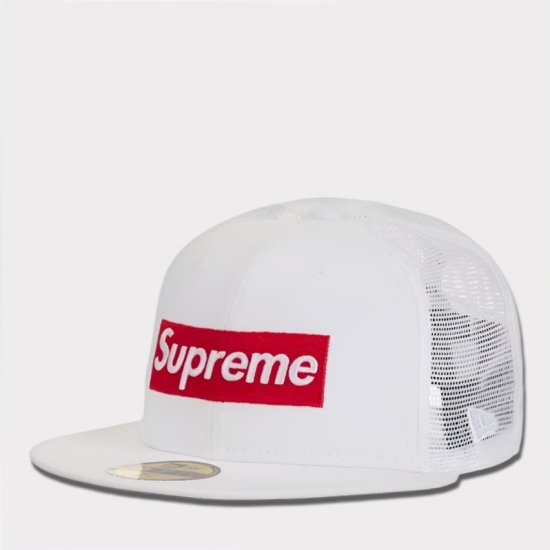 Supreme 2024SS Box Logo Mesh New Era Cap | 帽子 ライトゴールド 
