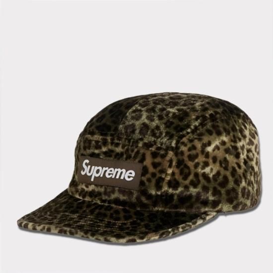 Supreme 2024SS Leopard Velvet Camp Cap - シュプリーム