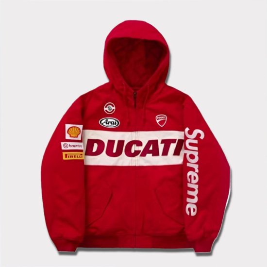 Supreme 2024SS Ducati Hooded Racing Jacket | ドゥカティフードレーシングジャケット - Supreme( シュプリーム)オンライン通販専門店 Be-Supremer