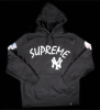 Supreme シュプリーム 15SS New York Yankees '47 Brand Hooded Sweatshirt ヤンキース ブラック