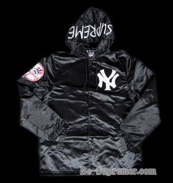 Supreme Yankees 15SS Hooded Sweatshirt L