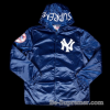 Supreme シュプリーム 15SS New York Yankees '47 Brand Satin Hooded Coaches Jacket　ネイビー