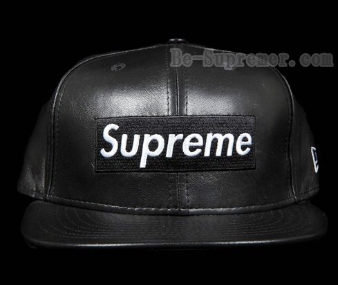 SupremeのLeather Box Logo New Era Cap なら - Supreme(シュプリーム 