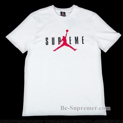 Supreme Jordan Tシャツ　白　M