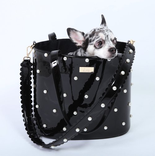 patent peal dog carrier パテントパールキャリーバッグ-
