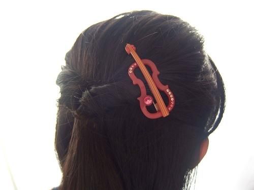 Amazon.co.jp: 2021 ファッションバイオリンヘアピンレディース