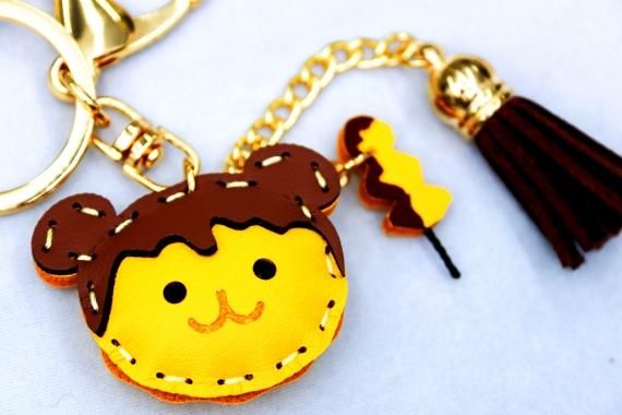 ポテくまくん ミニレザーキーホルダー - 道の駅ちちぶオンラインショップ