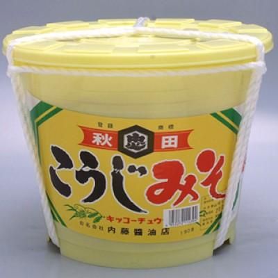 横手の名産｜甘みそ 4Kg樽詰｜発酵のまち