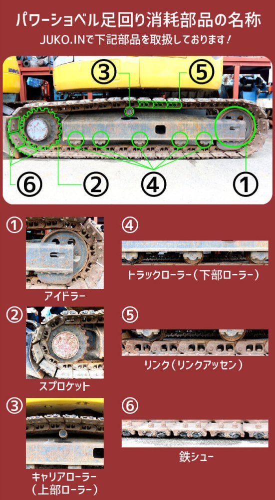 トラックローラー|下部ローラー|ヤンマー|B27-2|パワーショベル