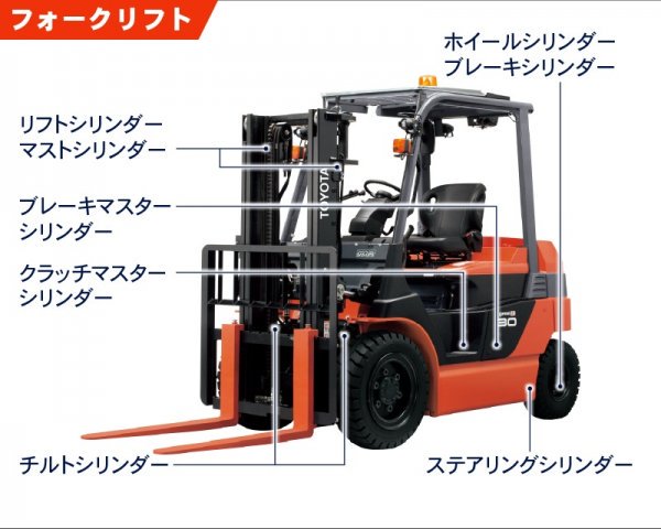 ブームシリンダーシールキット|シールフルキット|コベルコ SK014※リング付※号機により種類あり