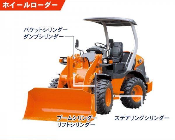 バケットシリンダーシールキット|シールフルキット|コベルコ SK027-1(PW3-1634)※リング付