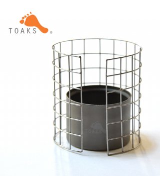 【TOAKS】 トークス Stainless Steel Stove Frame ＆Titanium Stove Set 