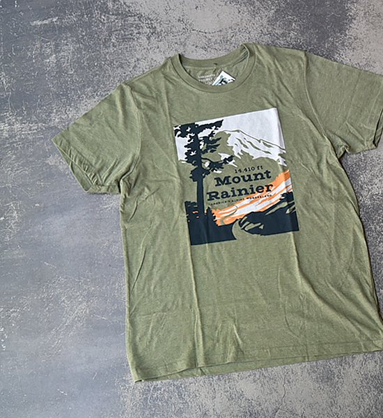 The Landmark Project Mount Rainer National Park 国立公園 Tシャツ