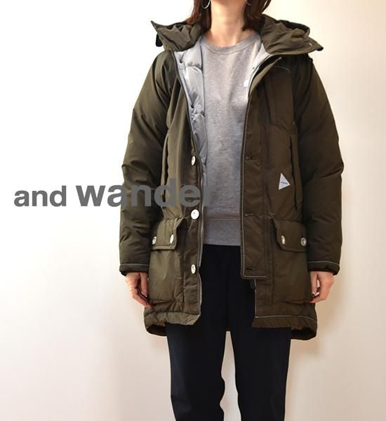 and wander　アンドワンダー　tough down coat　yosemite　ヨセミテ　通販　販売 -  機能的で洗練された素晴らしい道具を提案する奈良県橿原市のアウトドアライフスタイルショップYosemite