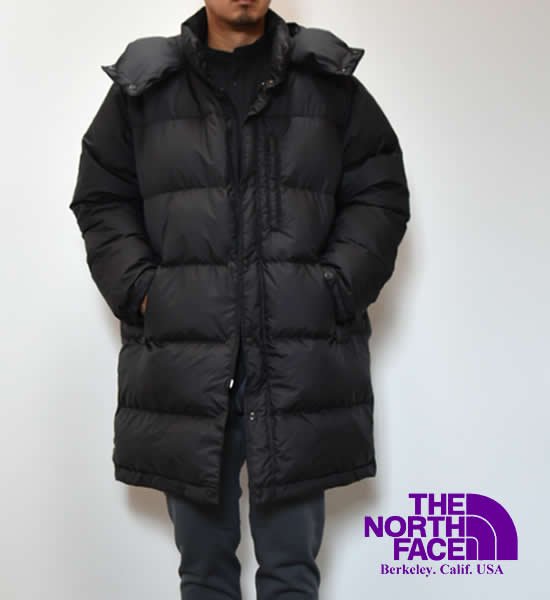 the north face purple label polyester ripstop sierra parka