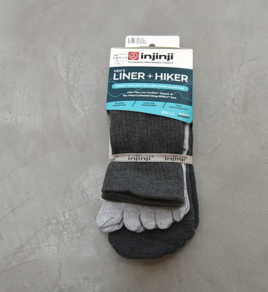 injinji インジンジ Liner＋Hiker Crew Yosemite ヨセミテ 通販 販売