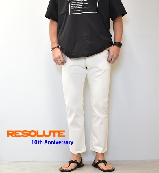 RESOLUTE　リゾルト　denim　710 10th Anniversary AA710 White　デニム　ジーンズ　Yosemite　ヨセミテ　 通販　販売