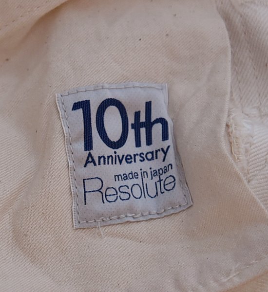 RESOLUTE リゾルト denim 710 10th Anniversary AA710 White デニム