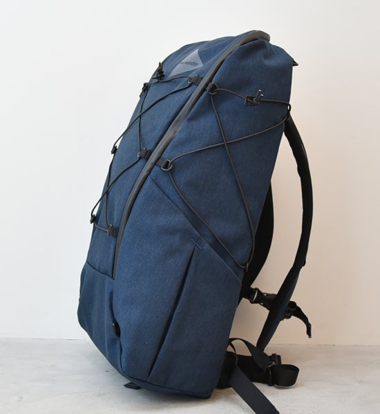 新品】and wander アンドワンダー heather backpack - リュック/バック