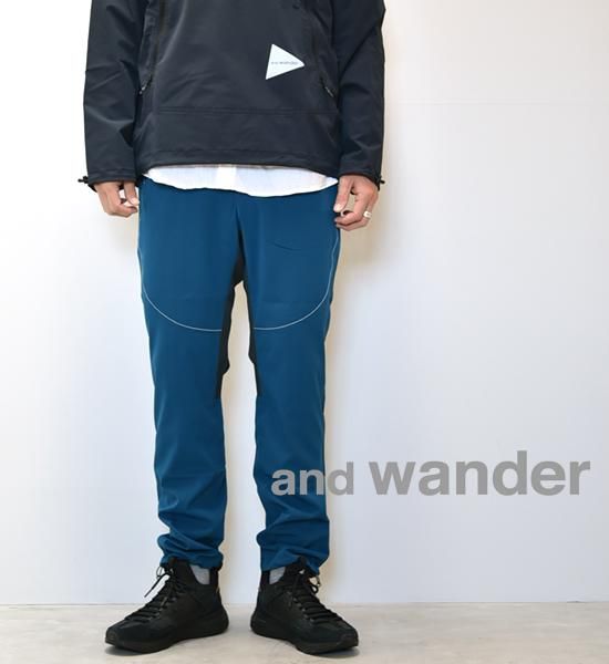 and wander アンドワンダー tech pants Yosemite 通販 販売