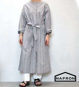 ★30%off【NAPRON】ナプロン Work Shirts Dress 