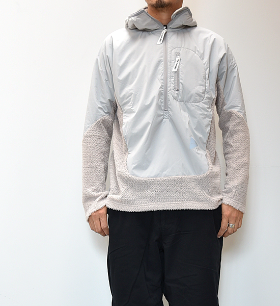 and wander アンドワンダー alpha direct hoodie Yosemite 通販 販売