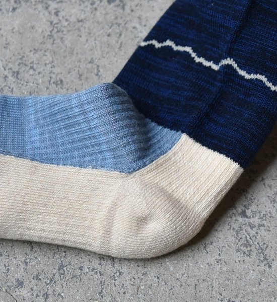 atelier Blue bottle アトリエブルーボトル Hiker's Socks Striped