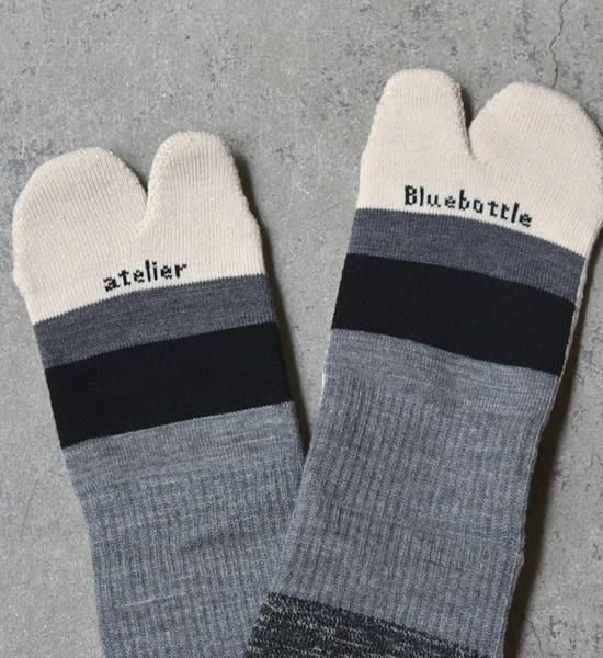 atelier Blue bottle アトリエブルーボトル Hiker's Socks Striped