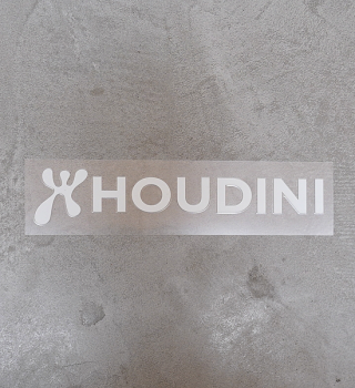 【HOUDINI】フーディニ Logo Cutting Sticker L ※ネコポス可