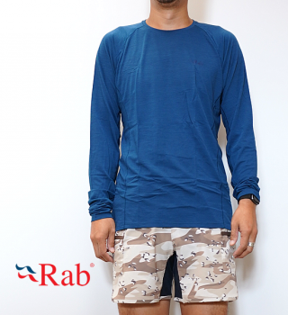 【Rab】ラブ men's Forge LS Tee 