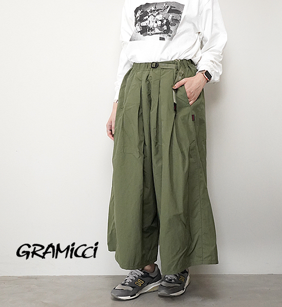 GRAMICCIۥߥ women's Nylon Flare Pant 2Color