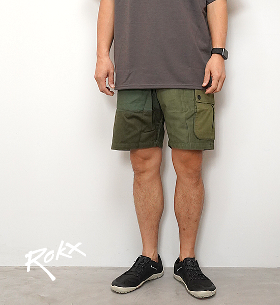 ★30%off 【ROKX】ロックス Workers Short Pant By COSEALS Material REBORN 