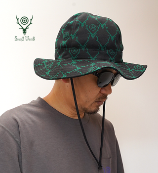 【South2 West8】サウスツーウエストエイト Crusher Hat-3 Poly Jq. 