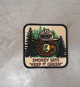 【The Printed Image】プリンテッドイメージ Smokey Keep It Green Patch ※ネコポス可