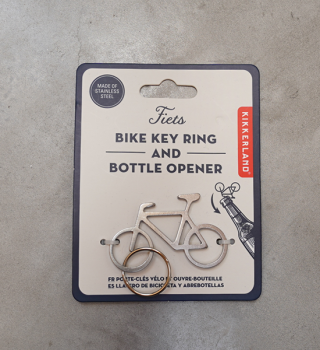 【Kikkerland】キッカーランド Bike Key Ring And Bottle Opener 